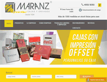 Tablet Screenshot of maranz.com.ar